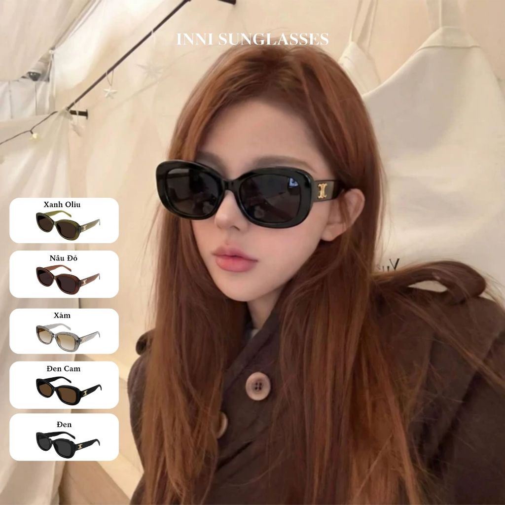 Kính Râm Du Lịch INNI D069 Kính Mát Form Vuông Phân Cực Chống Chói, Chống UV, Kính Đi Biển, Đi Chơi