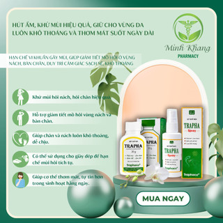 KHỬ MÙI TRAPHA – Nhỏ gọn, tiện lợi, đồng hành cùng bạn mọi lúc mọi nơi.