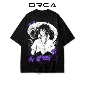 Áo thun Orca in hình Uchiha Sasuke Naruto - Vải Cotton cao cấp - ORCA118