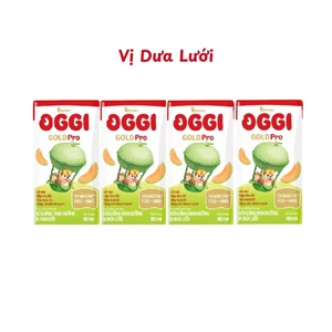 Lốc sữa uống dinh dưỡng Oggi Gold Pro dưa lưới 110ml