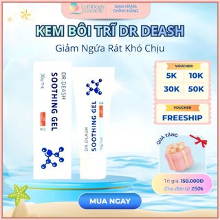 Kem Bôi Trĩ Dr Deash Soothing Gel Chính Hãng, Gel Bôi Trĩ Hỗ Trợ Làm Dịu Da, Chăm Sóc Vùng Hậu Môn