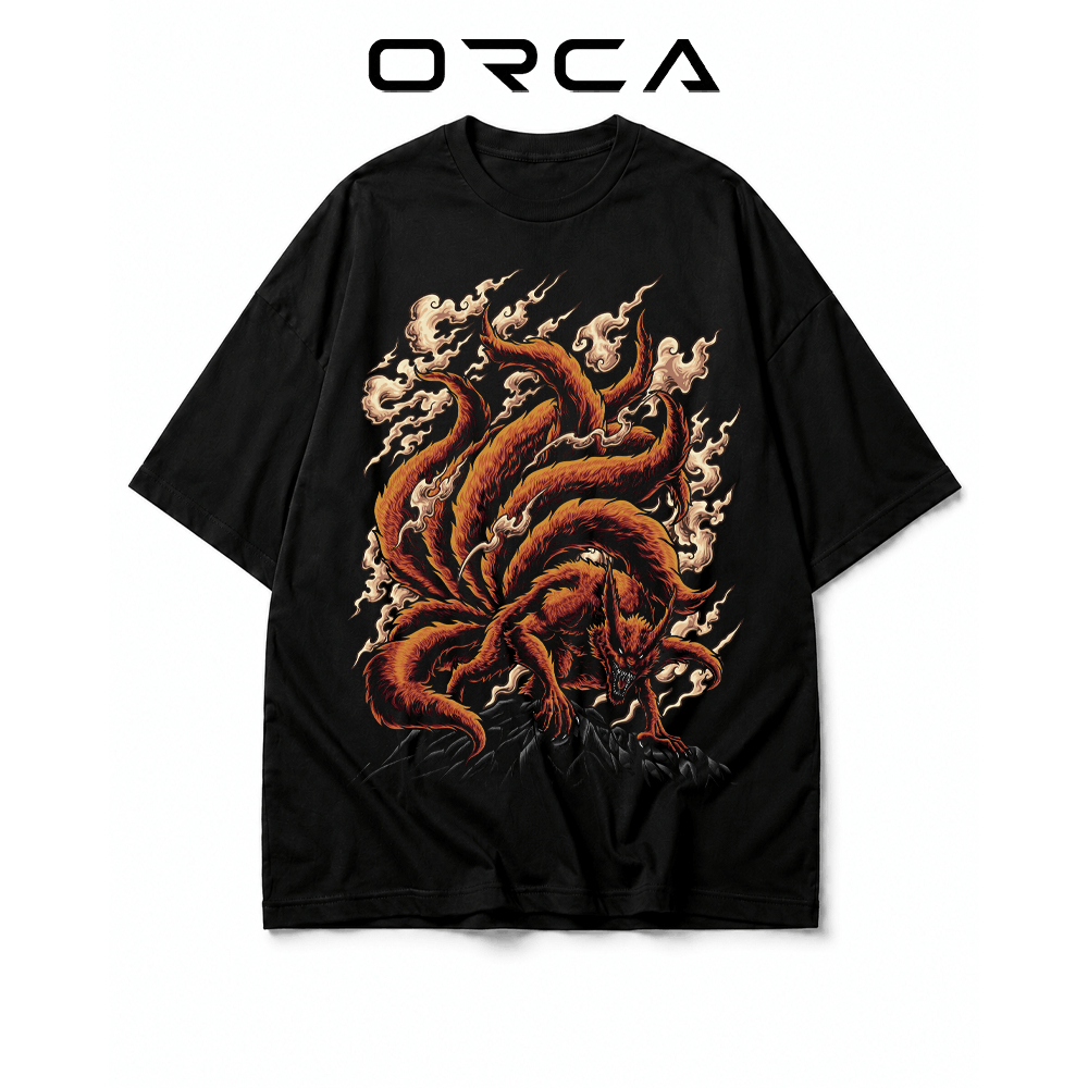 Áo thun Orca in hình Kurama Naruto - Vải Cotton cao cấp - ORCA120