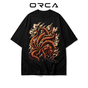 Áo thun Orca in hình Kurama Naruto - Vải Cotton cao cấp - ORCA120