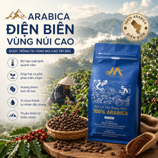 Bột Cà Phê Arabica Rang Mộc Hải An Nguyên Chất – Bột Cà Phê Arabica Mộc, Thơm Tự Nhiên, Gu Đậm Vị