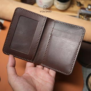 Ví Đứng Nam , Da Bò Sáp Và Da Bò Nappa Mềm, Bảo Hành 12 Tháng , Thương Hiệu Ví Da SAGO (SG01)