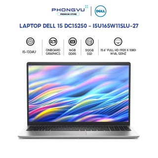 Laptop Dell 15 DC15250 (Bạc) - Core i5-1334U | RAM 16GB | 512GB | 15.6 inch 120Hz - Bảo hành 12th