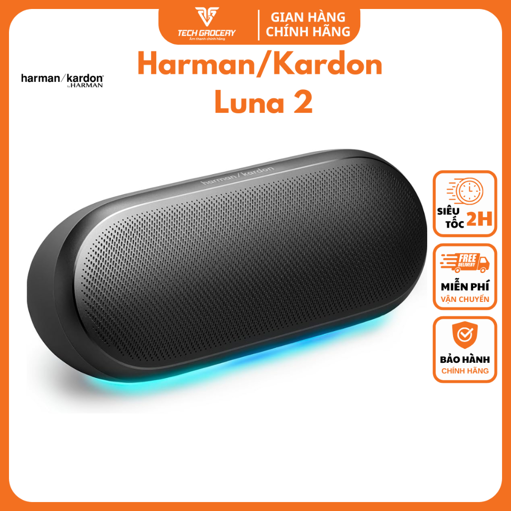Loa Bluetooth  Harman/Kardon LUNA 2 Kháng Bụi Nước IP67 - Bảo hành chính hãng 12 tháng PGI phân phối