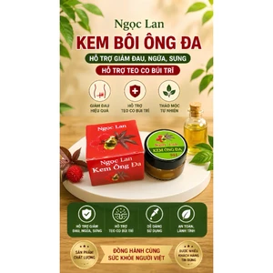 Cao bôi trĩ cây thầu dầu tía Ông Đa 1 hộp sử dụng 30 ngày đến 40 ngày.