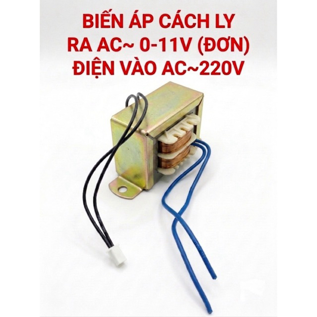 BIẾN ÁP CÁCH LY CHẤT LƯỢNG CAO || VÀO AC~220V RA 11V-0V ĐƠN