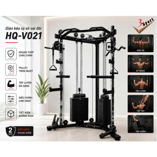 Giàn Tập THể Hình Đa Năng, Giàn Tập Thể Hình Kết Hợp Nhiều Bài Tập Khác Nhau HQ-V021