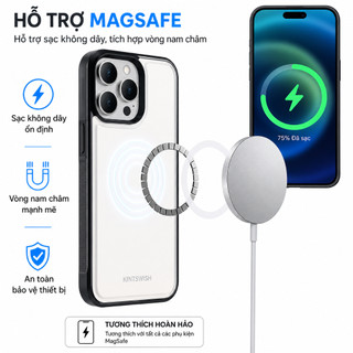 Sạc Không Dây Từ Tính Nhanh 20W Cho iPhone & Thiết Bị Hỗ Trợ Từ Tính – Sạc Nam Châm Hít Chặt, Sạc Nhanh Ổn Định