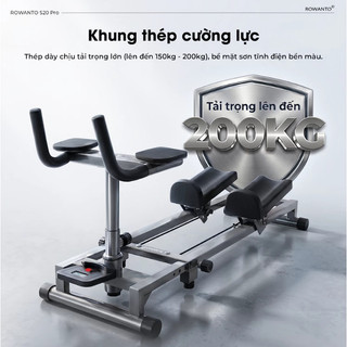 Máy Tập Bụng & Lưng Đa Năng Rowanto Spinecare S20 Pro Massage đánh tan mỡ bụng giúp thư giãn vai và lưng