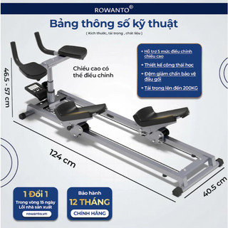 Máy Tập Bụng & Lưng Đa Năng Rowanto Spinecare S20 Pro Massage đánh tan mỡ bụng giúp thư giãn vai và lưng