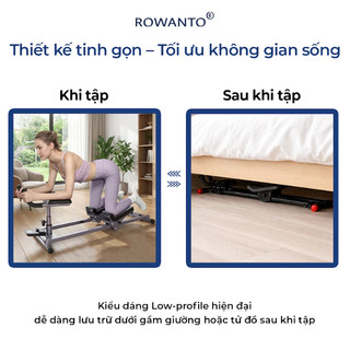 Máy Tập Bụng & Lưng Đa Năng Rowanto Spinecare S20 Pro Massage đánh tan mỡ bụng giúp thư giãn vai và lưng