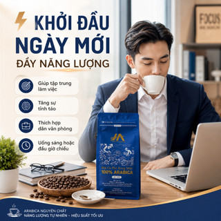 Bột Cà Phê Arabica Rang Mộc Hải An Nguyên Chất – Bột Cà Phê Arabica Mộc, Thơm Tự Nhiên, Gu Đậm Vị