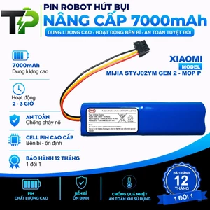 PIN ROBOT HÚT BỤI NÂNG CẤP MIJIA STYJ02YM GEN 2 - MOP P NÂNG CẤP BẢO HÀNH 9 THÁNG