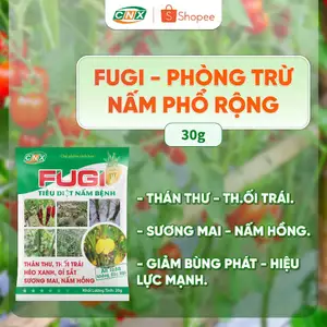 Chế Phẩm Sinh Học Fugi 30g - Phòng Trừ Nấm Khuẩn Thán Thư Th.ối Trái Sương Mai Rỉ Sắt Nấm Hồng - CNX