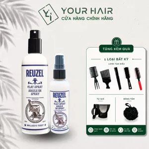 Xịt tăng độ phồng & giữ nếp Reuzel Clay Tonic Spray 355ml