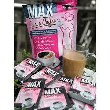 Bột cà phê pha uống MAX CURVE COFFEE thơm ngon đậm vị Thái lan 10 gói túi dáng đẹp