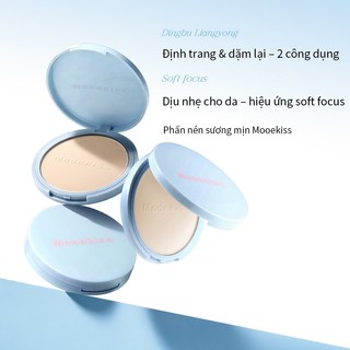 [Mới] Phấn Phủ Dạng Nén Mooekiss Sương Lì Siêu Mịn Kiềm Dầu Che Khuyết Điểm Làm Mờ Lỗ Chân Lông Chính Hãng Y01 16g