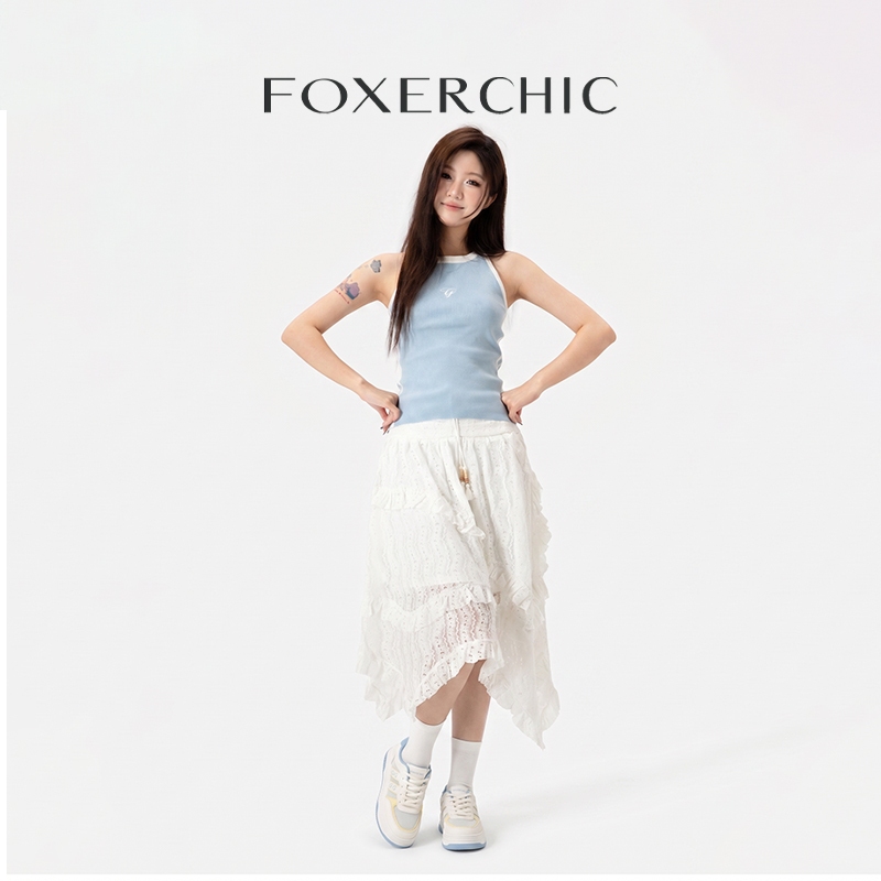 FOXERCHIC Giày Thể Thao Nữ Vật Liệu Mặt Lưới Thông Khí Chỉ Nặng 400g Nền Dày Tăng 5 cm