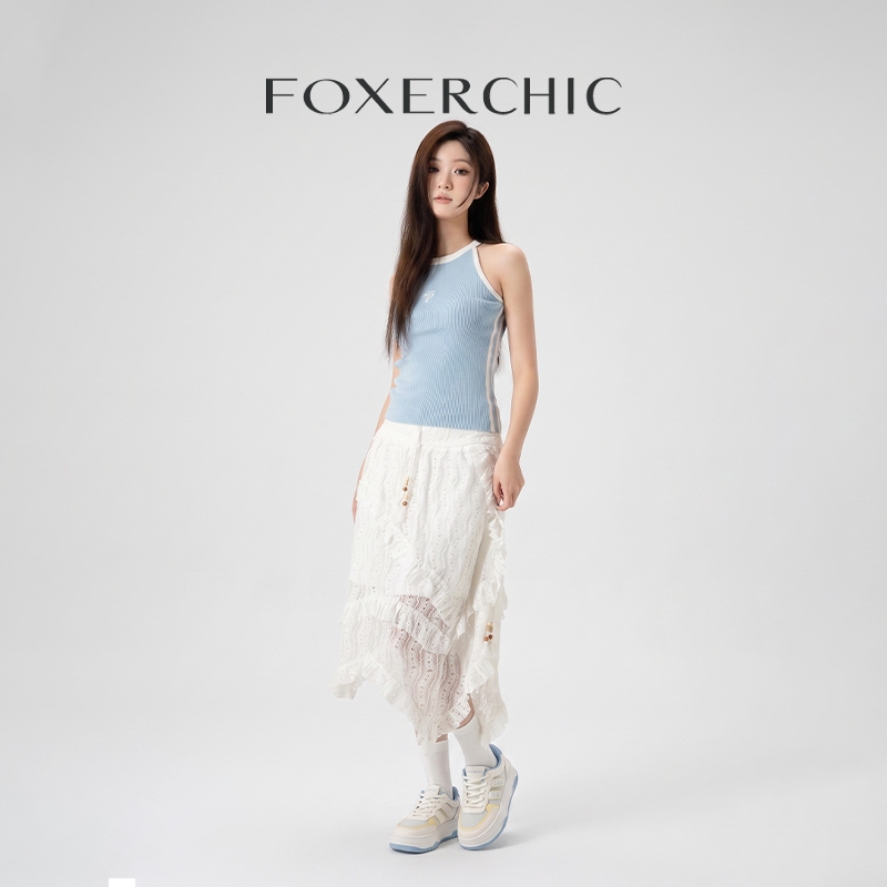 FOXERCHIC Giày Thể Thao Nữ Vật Liệu Mặt Lưới Thông Khí Chỉ Nặng 400g Nền Dày Tăng 5 cm