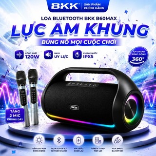 🔥Loa KARAOKE BKK tặng kèm 2 Mirco, Bass căng đa dạng cổng kết nối cắm Mic rời Chỉnh Bass kết nối đôi