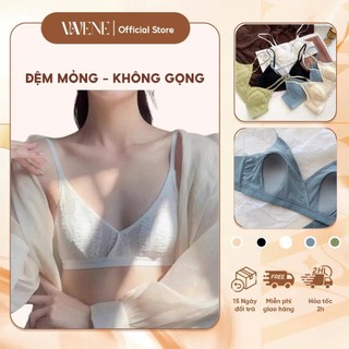Áo lót nữ VANVENE BR502, áo ngực bra ren đệm liền, mỏng, không gọng mặc nhẹ nhàng thoáng mát