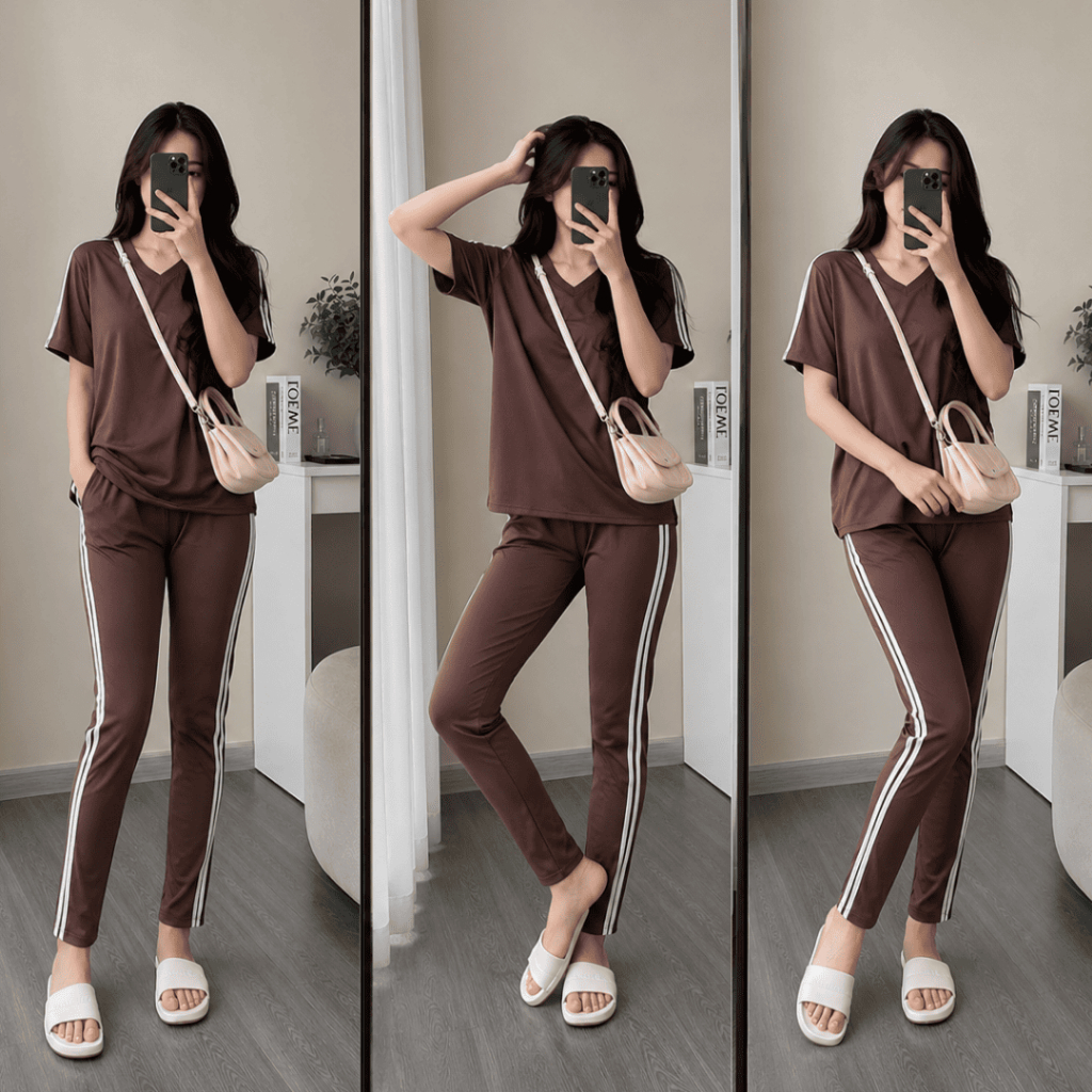Sẻ Đồ Mặc Nhà Bigsize ESHOP Đồ Mặc Nhà Nữ Đồ Bộ Nữ Quần Dài Áo Tay Ngắn Đẹp Sang Chảnh Dễ Thương GM9