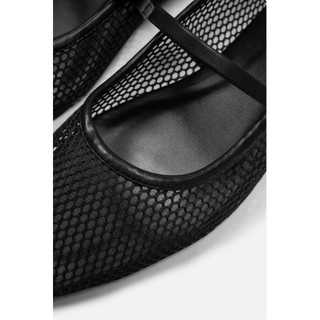 Giày búp bê đế bệt phối lưới thời trang trẻ trung Mesh Ballet Flats nhiều màu phù hợp mọi dịp OLV