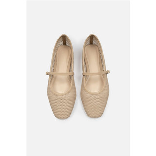 Giày búp bê đế bệt phối lưới thời trang trẻ trung Mesh Ballet Flats nhiều màu phù hợp mọi dịp OLV