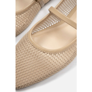Giày búp bê đế bệt phối lưới thời trang trẻ trung Mesh Ballet Flats nhiều màu phù hợp mọi dịp OLV