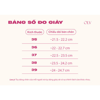 Giày búp bê OLV đế bệt đính nơ tiểu thư Leather Bow Ballet Flats nhiều màu phù hợp mọi dịp