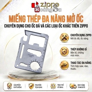 Miếng thép đa năng mở ốc đá Zippo