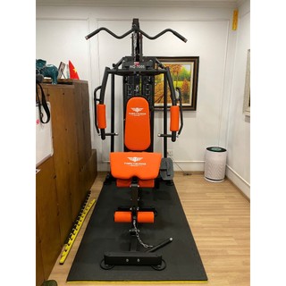 Giàn tập tạ đa năng HQ-700S tập Gym tại nhà giá rẻ. Khung giàn tạ thép hộp kết hợp 20 bài tập chụi trọng tải đến 200kg