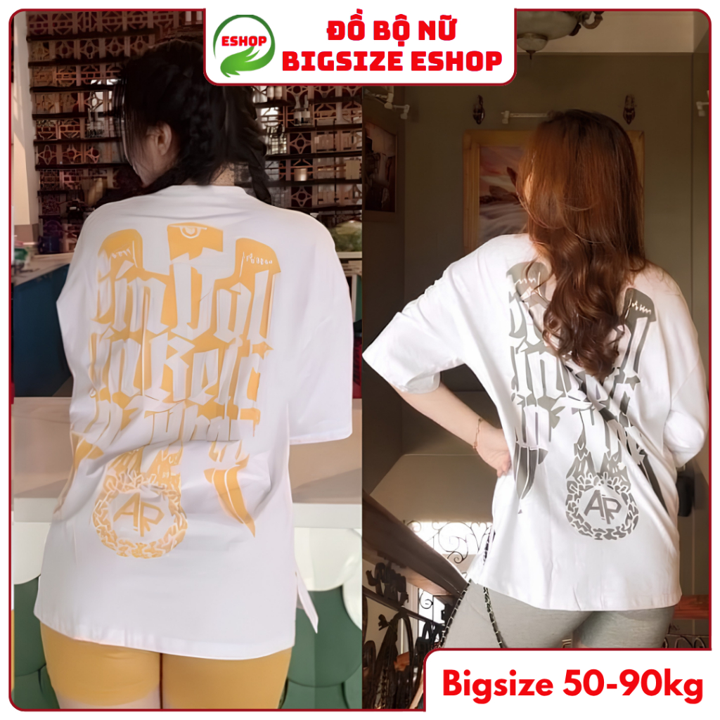 Đồ Bộ Nữ Quần Đùi Bigsize ESHOP Thun Cotton Co Giãn Thoáng Mát - Đồ Mặc Nhà Thể Thao Mùa Hè BD07