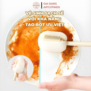 Cọ Rửa Bình Sữa Ly Cốc Đa Năng 5 Trong 1 APTLYFINDS Chổi Cọ Vệ Sinh Khe Hở Nắp Bình