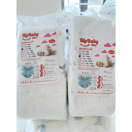 (Combo 100 Miếng) Bỉm Quần HIPGIG A Siêu Mỏng Nhẹ Như Không, Thấm Hút Đỉnh Cao Đủ Size M-4XL