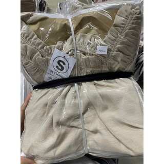 Áo Babydoll BY CHANN (A06) chất liệu linen xước cho nữ