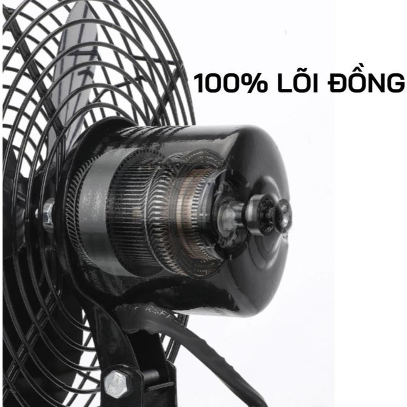 Quạt Tích Điện Lồng Sắt Chân Pin Phổ Thông, 8Inch, 2 Chế Độ Gió, Cực Tiện
