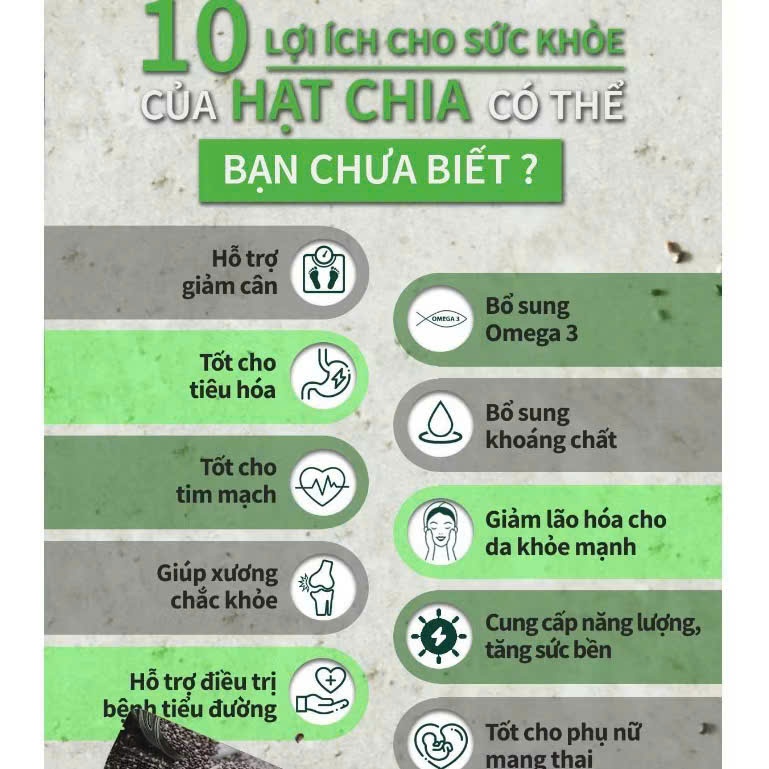 Hạt Chia Hữu Cơ C'Lavie 200g. Giàu Omega 3, Chất Xơ Tự Nhiên, Cho Bé Ăn Dặm Và Gia Đình
