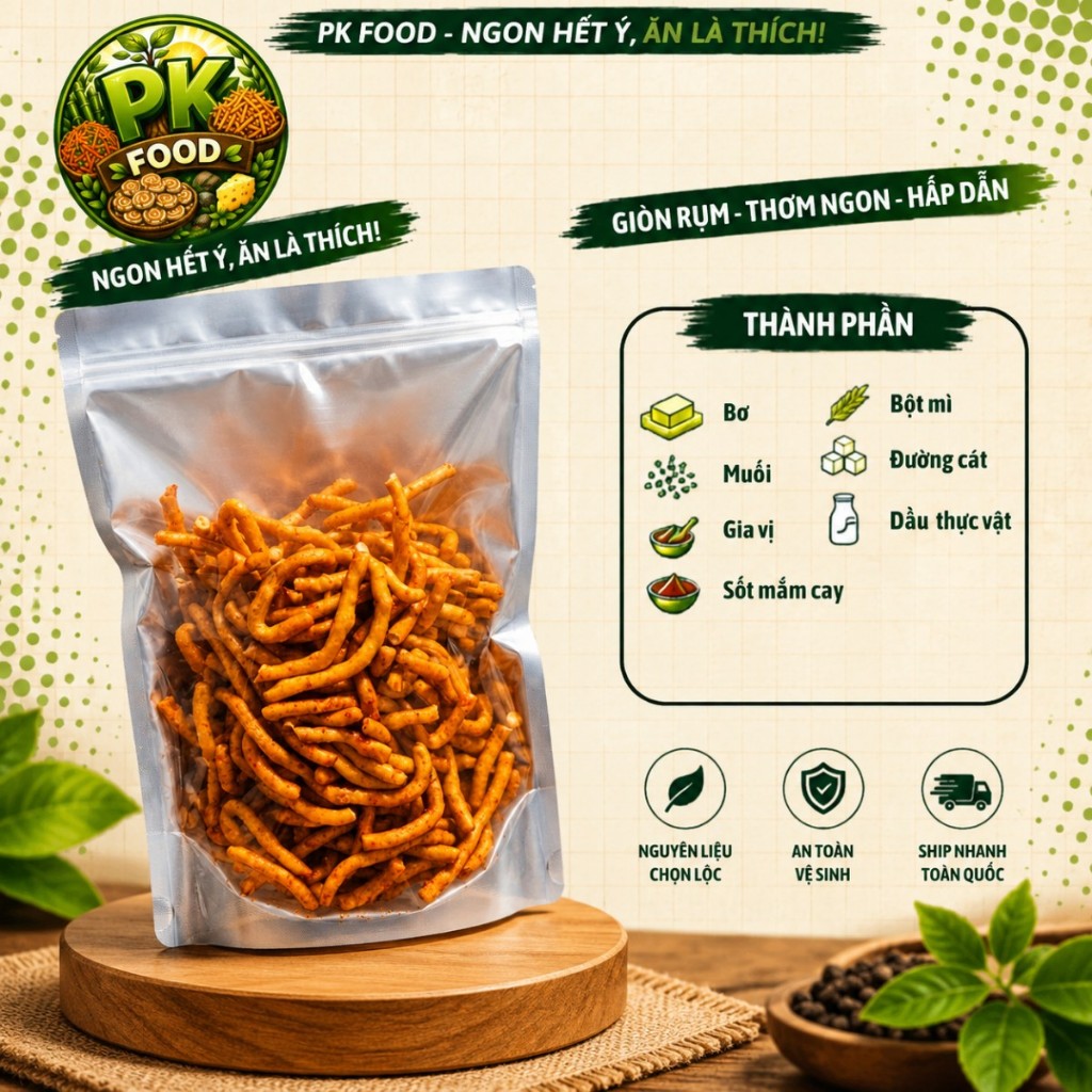 Bánh Neo ( Thèo Lèo ) Sốt Mắm Ớt Cay - PK FOOD