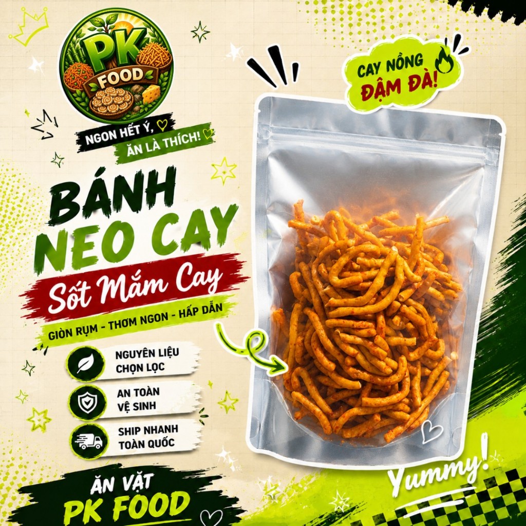 Bánh Neo ( Thèo Lèo ) Sốt Mắm Ớt Cay - PK FOOD