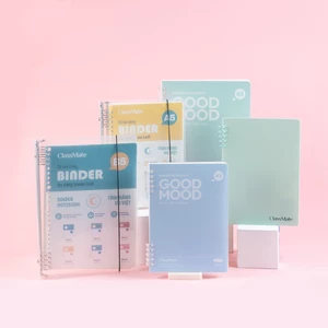 Bìa Sổ Còng Nhựa CLASSMATE, Sổ Còng Binder 8 Còng Kim Loại Thay Được Giấy Dễ Dàng