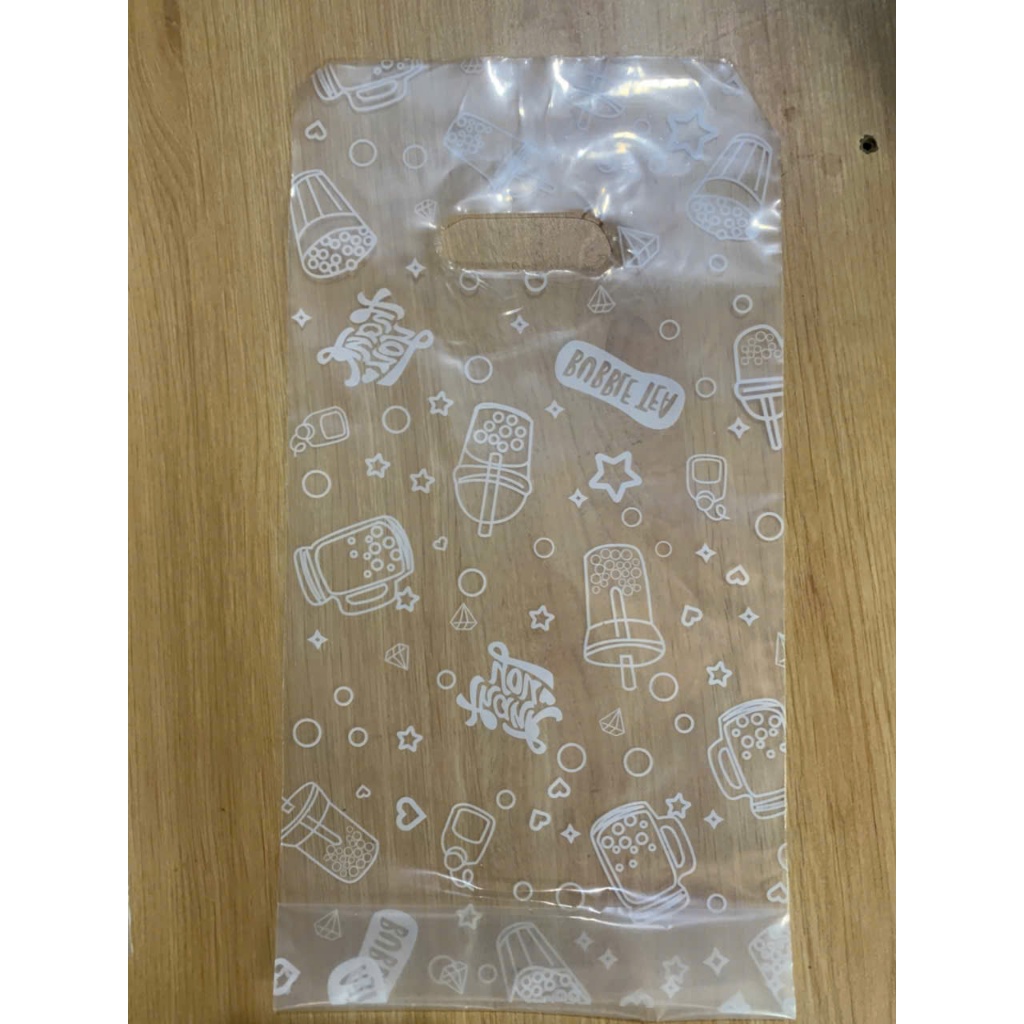 [1KG Túi Đựng Ly] size 17x32(110-120 túi/1kg)-Túi PE Đựng Trà Sữa, Cà Phê, Nước Ép Mang Về – CÓ IN