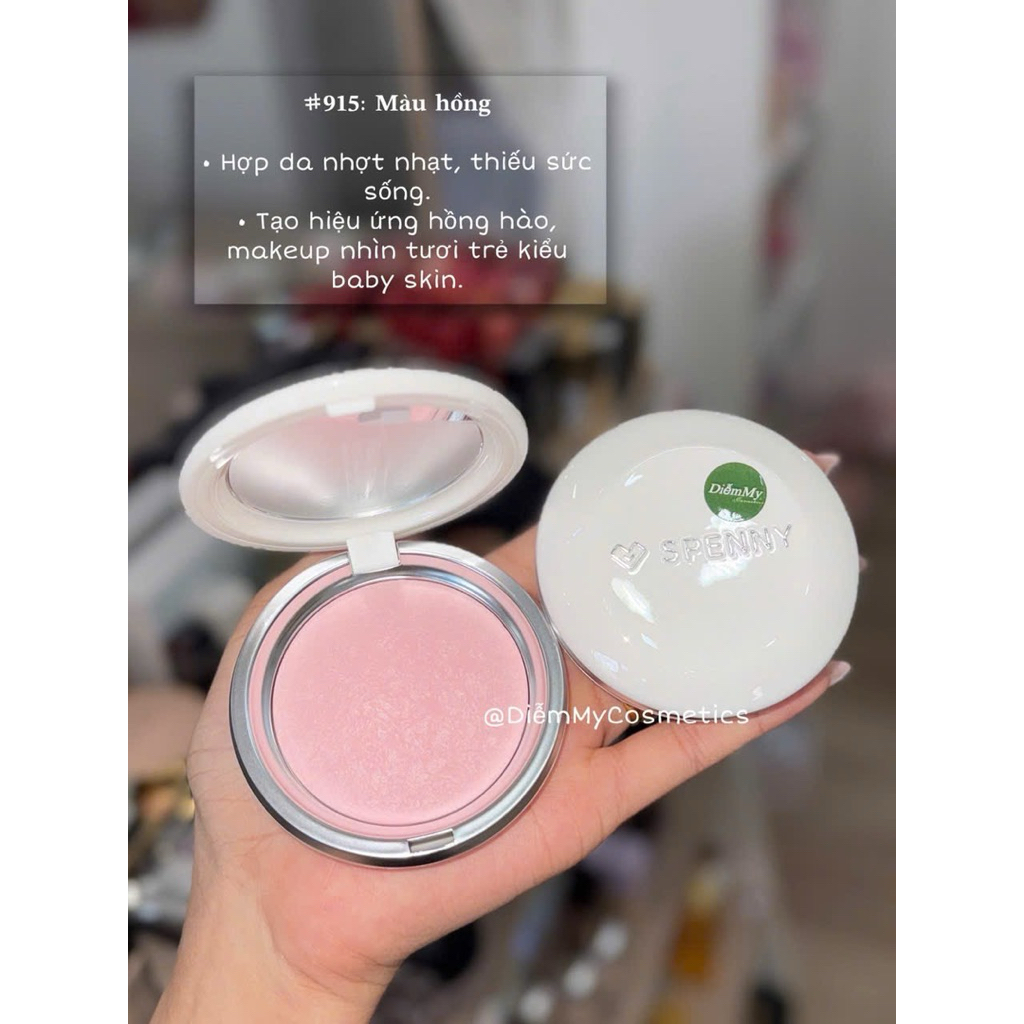 (CHÍNH HÃNG) Phấn Má Hồng SPENNY Soft Mist Blush Mị Lì, Bền Màu, Trang Điểm Tự Nhiên 6.2g