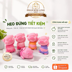 Ống heo tiết kiệm heo đất chảy nước miếng size 25x35 cm