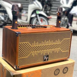 LOA KARAOKE KP-266 (2 tấc, 2 bass 16, 1 trung, 1 treb) Bass Chắc – Treble Sáng, kèm 2 micro cao cấp