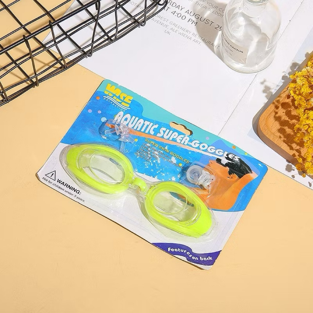 Kianh bơi nhiều màu chống nước vào mắt có dây điều chỉnh