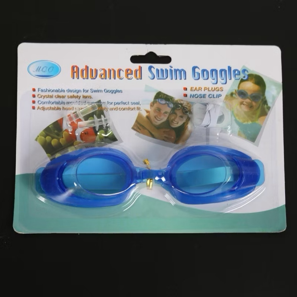 Kianh bơi nhiều màu chống nước vào mắt có dây điều chỉnh